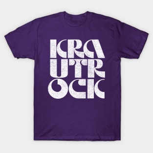 Krautrock /// Retro 70s Typography Design T-Shirt